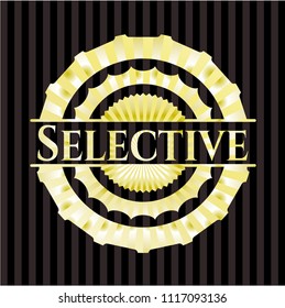 Selective gold badge