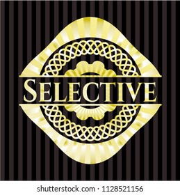 Selective golden badge
