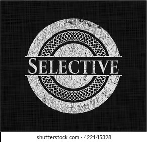 Selective on blackboard