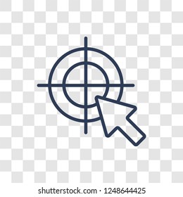 Selector icon. Trendy linear Selector logo concept on transparent background from Technology collection
