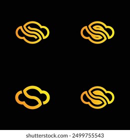 Ilustración vectorial del logotipo de la letra S de Selegant