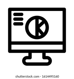 seles chart icon isolated sign symbol vector illustration - high quality black style vector icons
