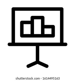 seles chart icon isolated sign symbol vector illustration - high quality black style vector icons
