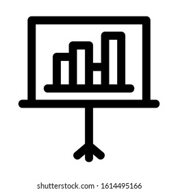 seles chart icon isolated sign symbol vector illustration - high quality black style vector icons
