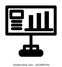 seles chart icon isolated sign symbol vector illustration - high quality black style vector icons

