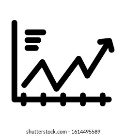 seles chart icon isolated sign symbol vector illustration - high quality black style vector icons
