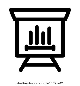 seles chart icon isolated sign symbol vector illustration - high quality black style vector icons
