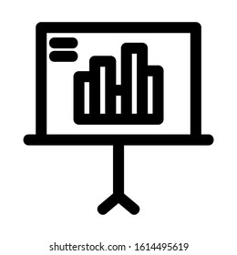 seles chart icon isolated sign symbol vector illustration - high quality black style vector icons
