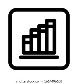 seles chart icon isolated sign symbol vector illustration - high quality black style vector icons
