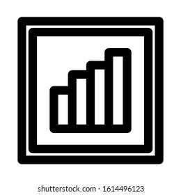 seles chart icon isolated sign symbol vector illustration - high quality black style vector icons
