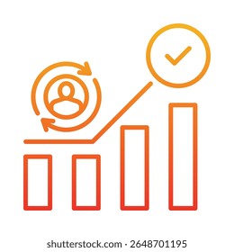 Self Actualization Icon Element for Design