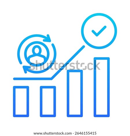 Self Actualization Icon Element for Design