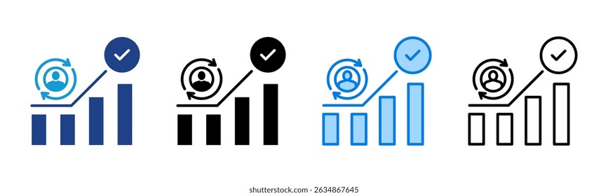 Self Actualization icon sheet multiple style collection