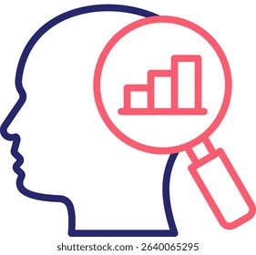 Self Analysis Icon Color Vector Illustration