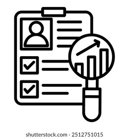 Self Assessment Icon Element For Design