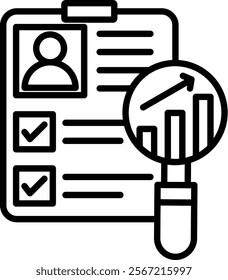 Self Assessment Icon Element For Design