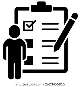 Self Assessment Icon Element for Design