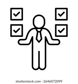Self Assessment Icon Element for Design