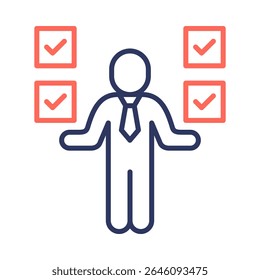 Self Assessment Icon Element for Design