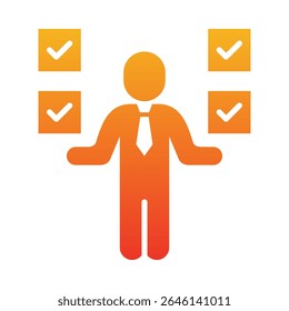Self Assessment Icon Element for Design
