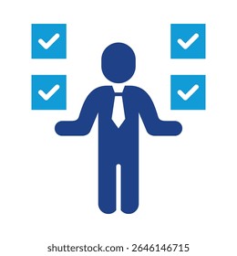 Self Assessment Icon Element for Design