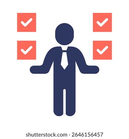 Self Assessment Icon Element for Design