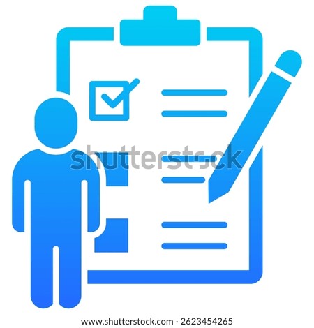 Self Assessment Icon Element for Design