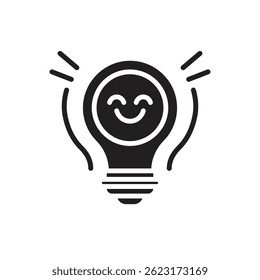Self Awareness Creativity Filled Icon Vector Illustration