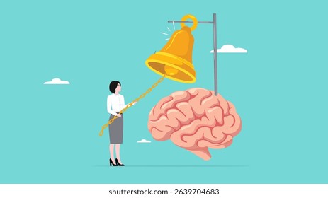 Self awareness, develop creativity to increase sensitivity in dealing with a situation, quick response, woman ring the bell in his brain to awaken self-awareness and sensitivity to the situation