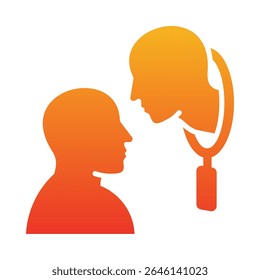 Self Awareness Icon Element for Design