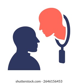 Self Awareness Icon Element for Design