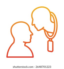 Self Awareness Icon Element for Design