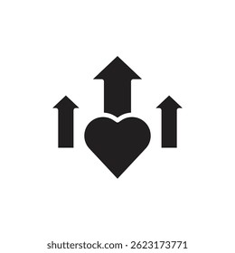 Self Awareness Motivate Filled Icon Vector Illustration