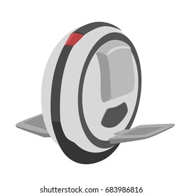 Self balancing unicycle electric scooter