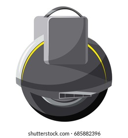 Self balancing wheel icon. Cartoon illustration of self balancing wheel vector icon for web design