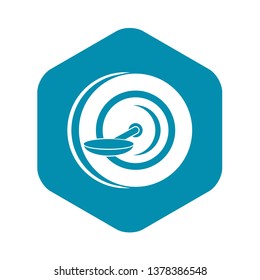 Self balancing wheel icon. Simple illustration of self balancing wheel vector icon for web