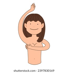 self breast cancer screening concept