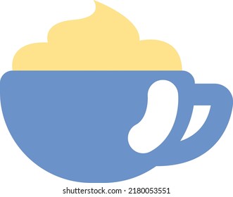 Self care coffee, illustration, vector on a white background.