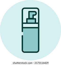Self care foundation, illustration, vector on a white background.