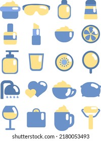 Self care, illustration, vector on a white background.