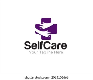 Self Care Plus Icon Logo Health Care For Medical Service