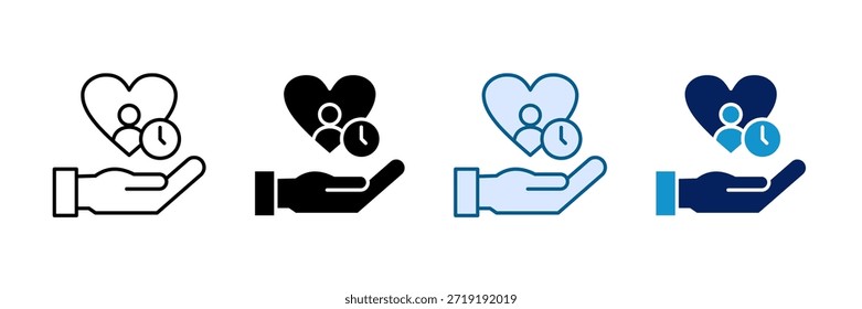 Self Care Routine Icon Set Multiple Style Collection