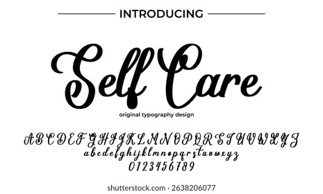 Self Care – Stylish Script Font for Beauty, Wellness and Lifestyle Branding