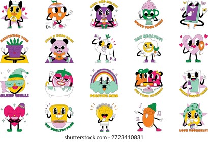 Ilustraciones De Cuidado Personal Y Bienestar. Pictograma moderno perfecto en trazo editable.