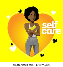 Self care woman september yellow brown skin yellow heat