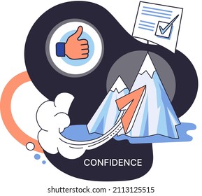Concepto de autoconfianza. La persona tiene metáfora de conversación privada. Valiente confianza. Bienes fiduciarios, asociaciones tranquilizadoras, convicción. Protección de la propiedad intelectual. Datos confidenciales