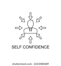 self confidence icon , business icon