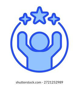 Elemento Ícone De Autoconfiança Para Design