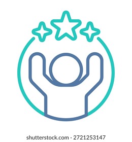 Elemento Ícone De Autoconfiança Para Design