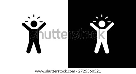 Self confidence icons for graphic and web design projects